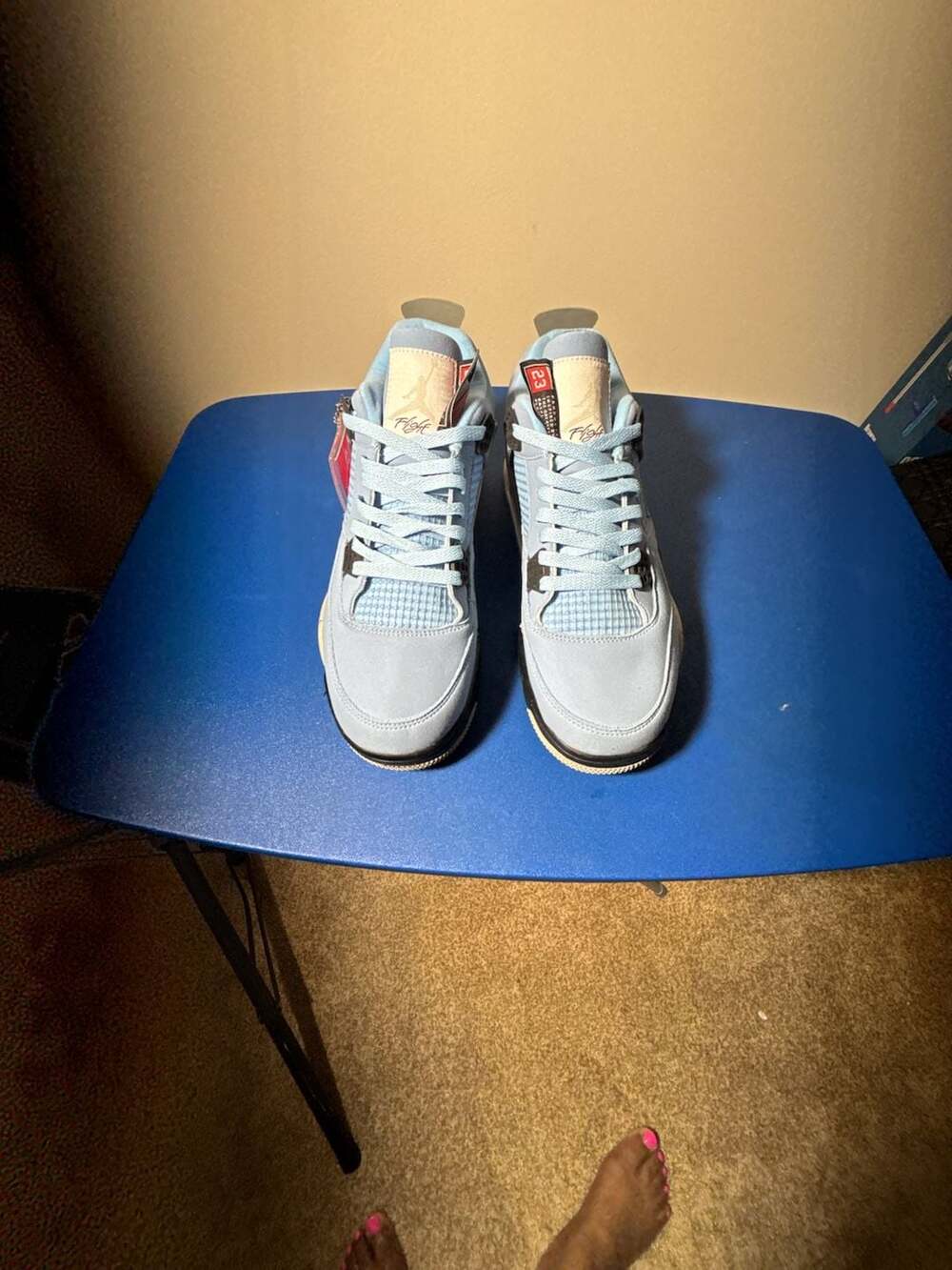 Nike Air Jordan 4 Retro University Blue Size 11